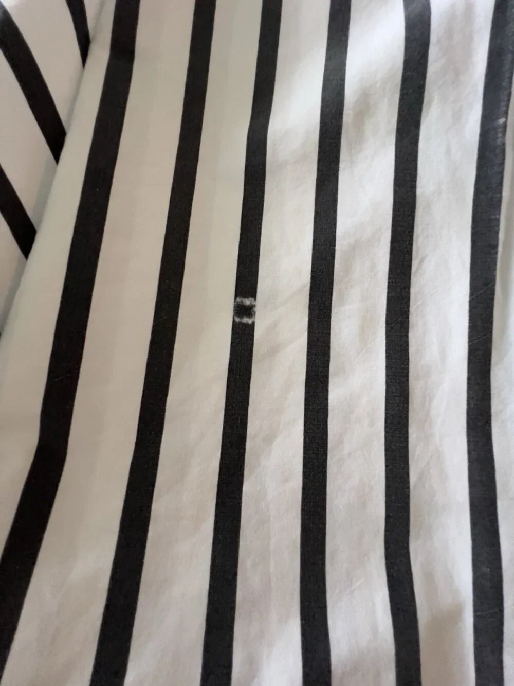 FULL FLAT Sheet Black White Stripe 100% Cotton Pirate LAND Of NOD 81